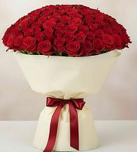 Букет 101 Красная роза Милано в Коломне