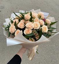 Букет Кремовые розы Латте в Коломне