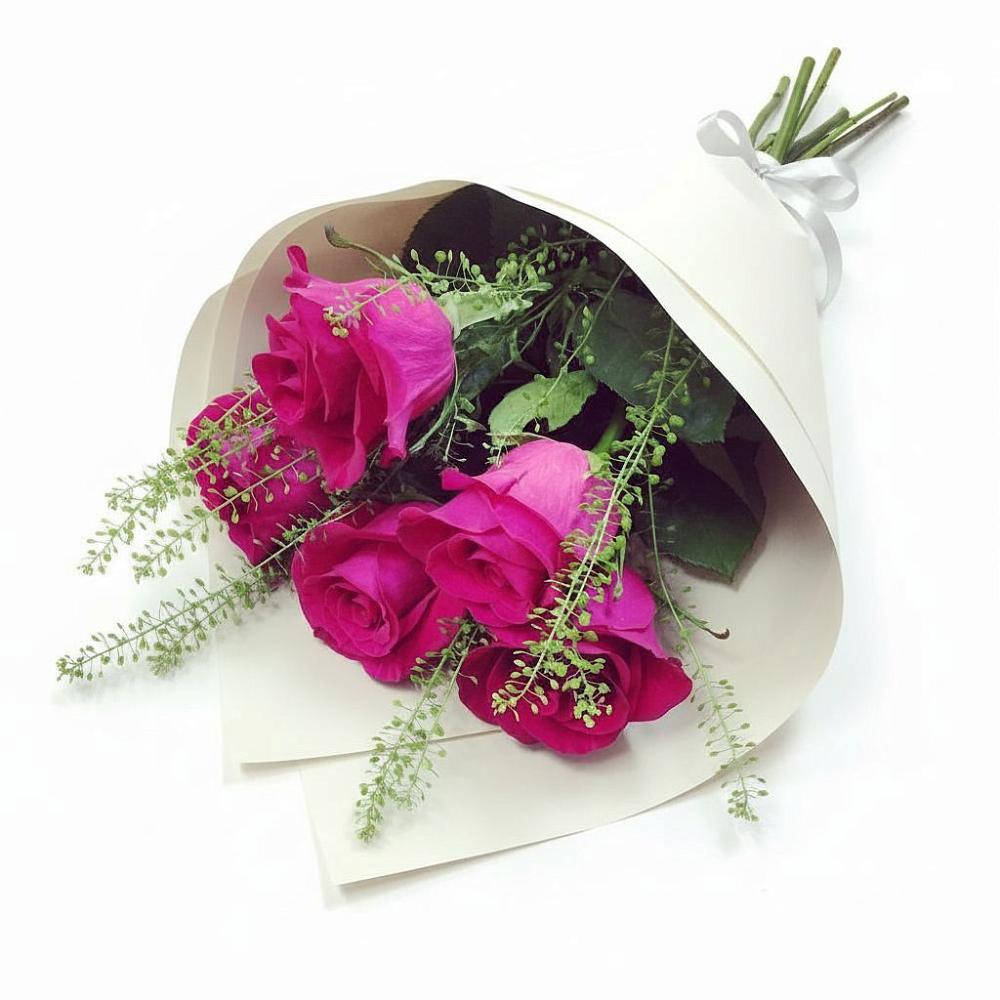 Букет ярко-розовый в Коломне Букет цветов из: Розы в Коломне