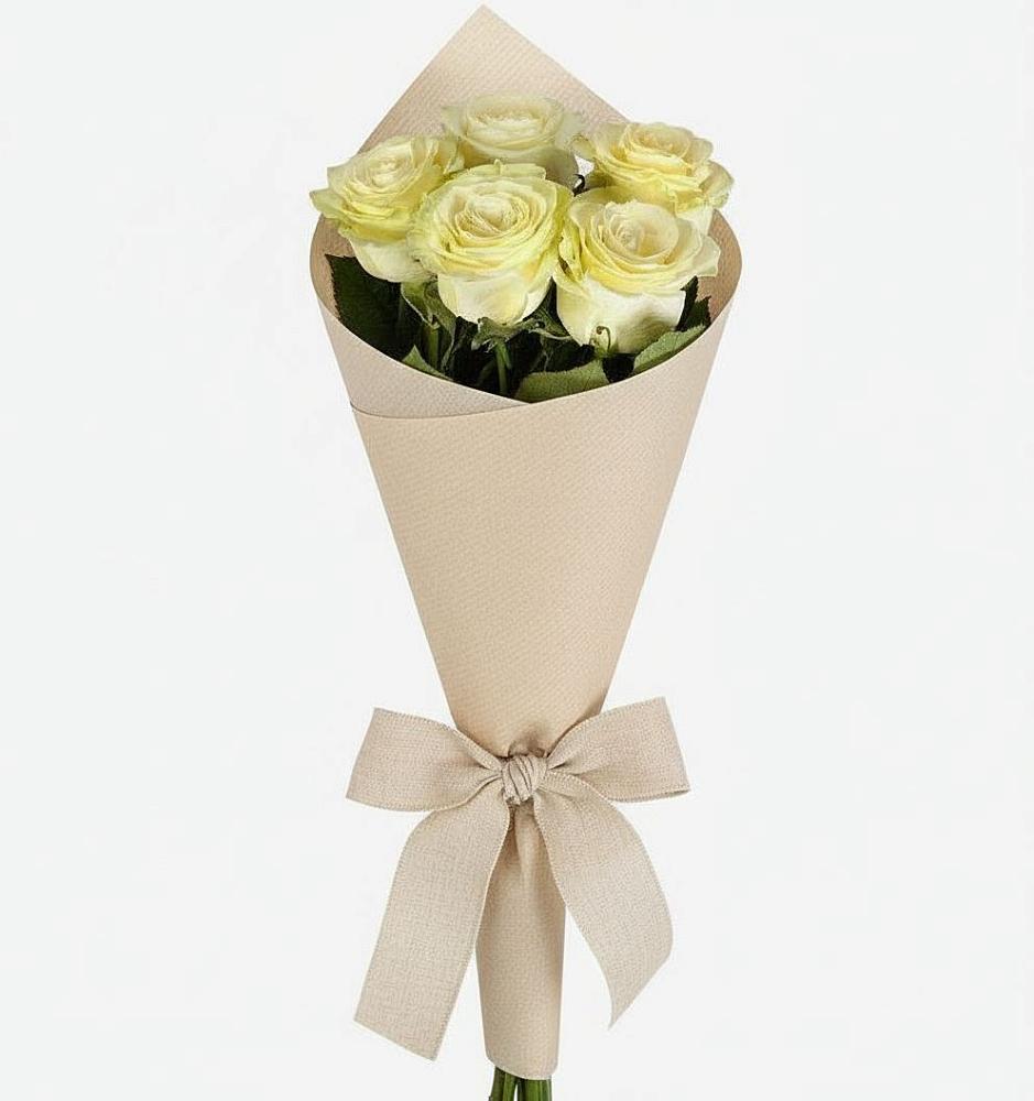 Букет белые крылья в Коломне Букет цветов из: Розы в Коломне