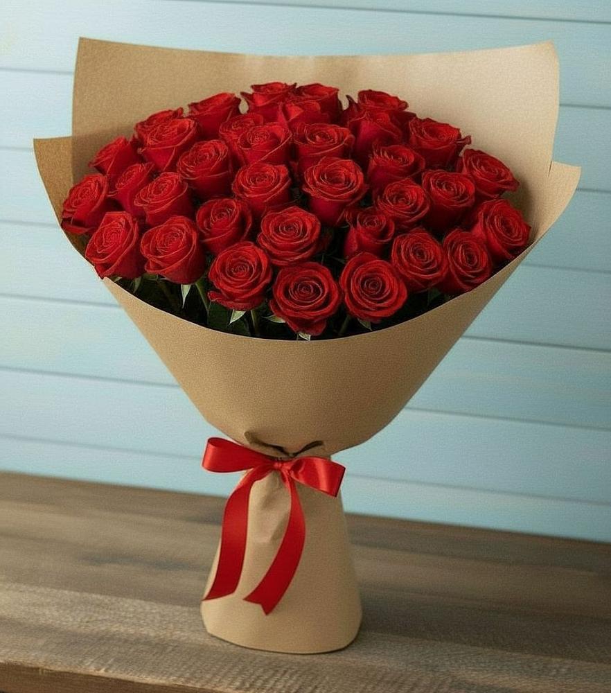 Красные розы Милано в Коломне Букет Красные розы Милано в Коломне