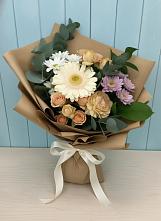 Букет цветов из:  Герберы и Хризантемы в Коломне