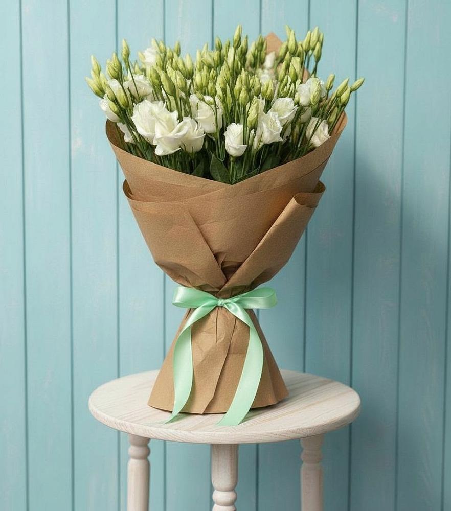 Букет Утренняя Свежесть в Коломне Букет цветов из: Лизиантусы в Коломне