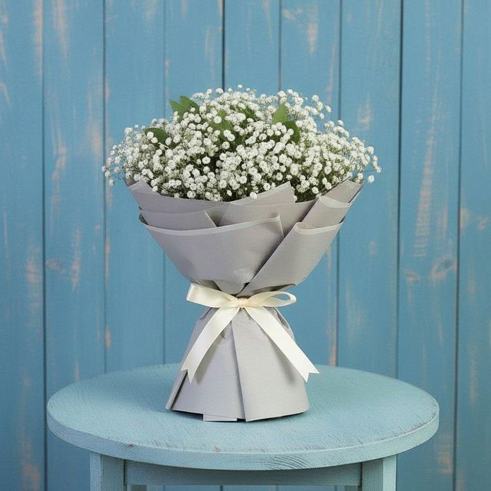 Букет Белые гипсофилы в Коломне Букет цветов из: Гипсофила в Коломне