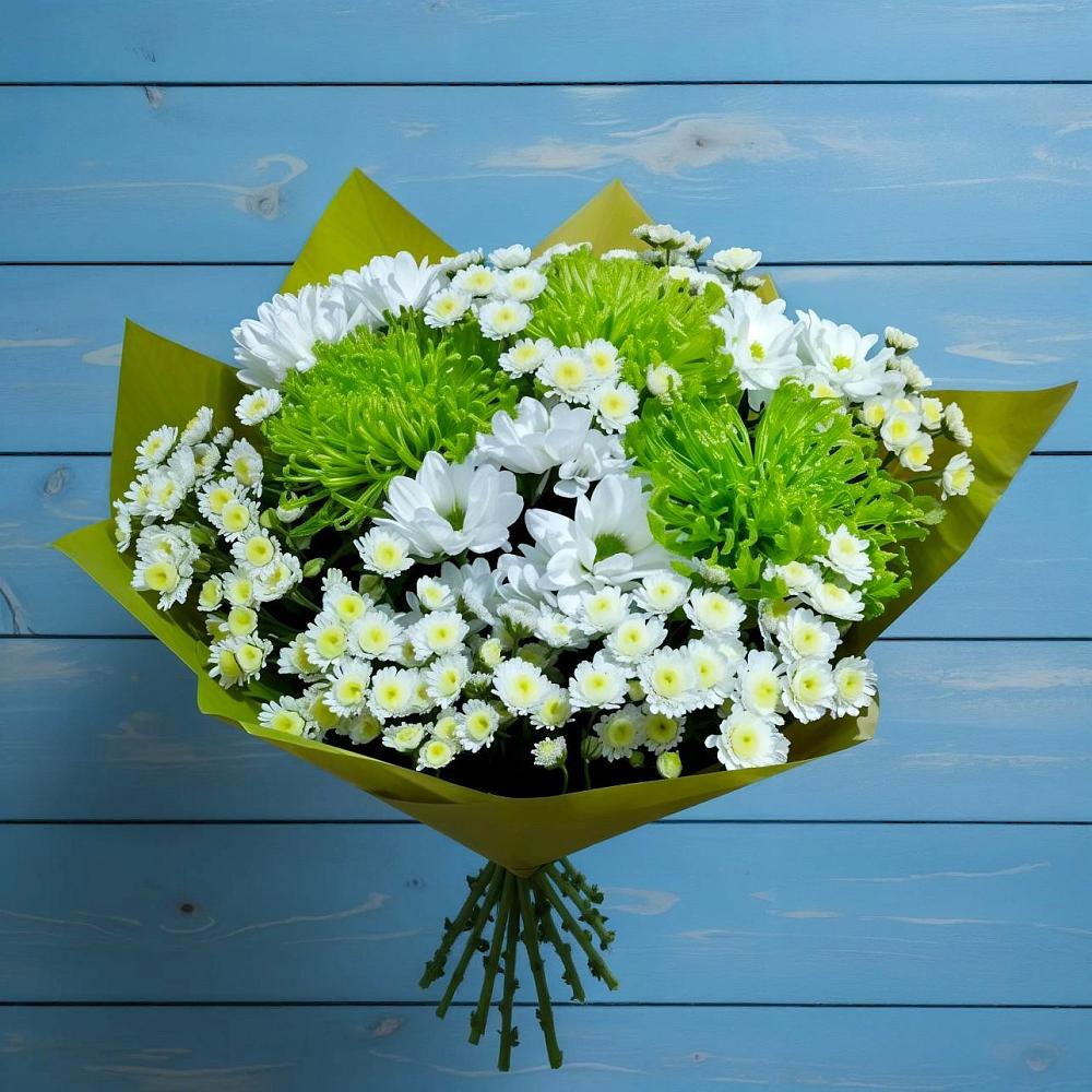 Букет скромность в Коломне Букет цветов из: Хризантемы в Коломне