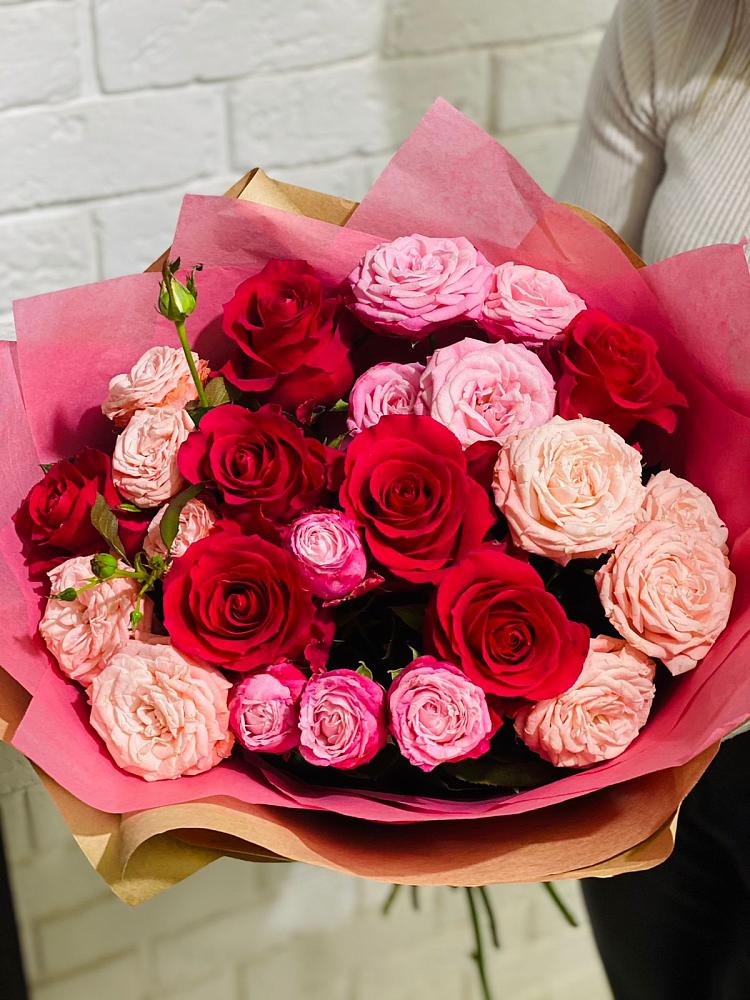 Букет цветов из: Розы в Коломне