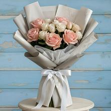 Букет Нежное облако в Коломне Букет цветов из:  Розы в Коломне