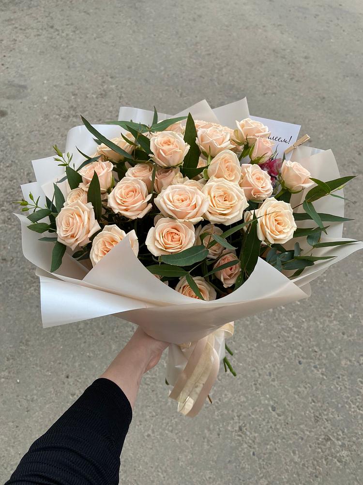 Букет Кремовые розы Латте в Коломне