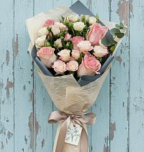 Букет нежный и розовый в Коломне Букет цветов из:  Розы в Коломне