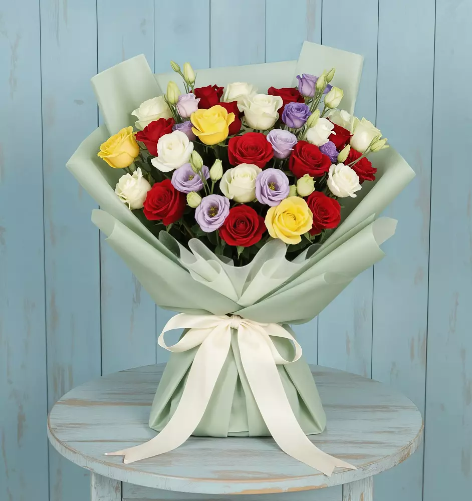 Букет Модная красотка в Коломне Букет цветов из: Розы в Коломне