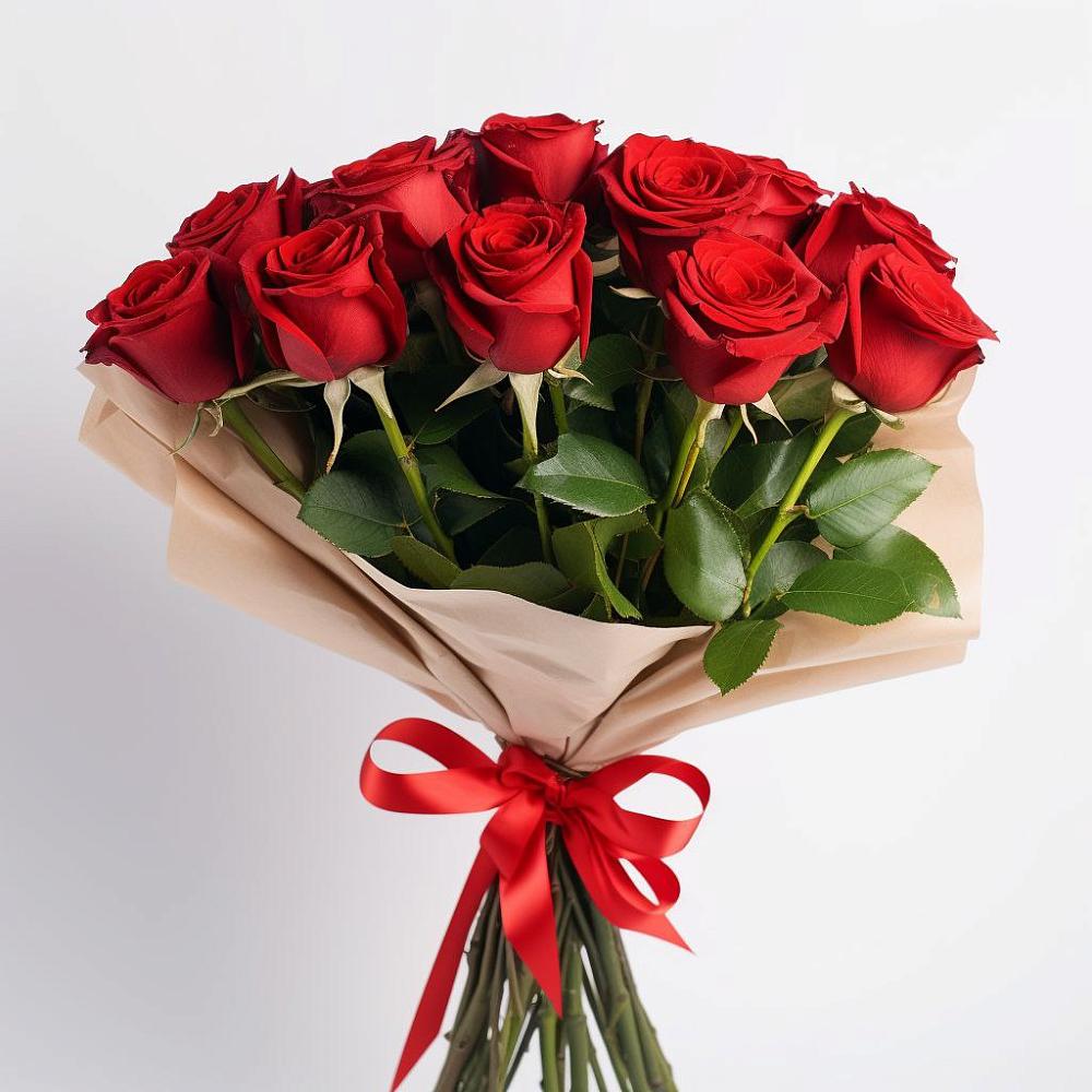 11 Красных роз Эдлесс Лав в Коломне Букет 11 Красных роз Эдлесс Лав в Коломне